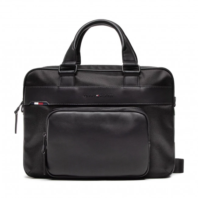 Accessoires Sac Ordinateur Tommy Hilfiger - 1985 Computer Bag AM0AM10273 BDS Noir 3 Accessoires Sac Ordinateur Tommy Hilfiger - 1985 Computer Bag AM0AM10273 BDS Noir