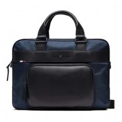 Accessoires Sac Ordinateur Tommy Hilfiger - 1985 Computer Bag AM0AM10273 DW6 Bleu Marine