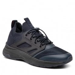 Homme Sneakers Tommy Hilfiger - Modern Prep Sneaker Knit FM0FM04233 Desert Sky DW5 Bleu Marine