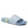 Femme Mules / Sandales De Bain Tommy Hilfiger - Th Stripy Pool Slide FW0FW06579 Breezy Blue C10 Bleu -Tommy Hilfiger Soldes 01 0000300531297 mg
