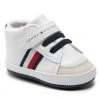 Enfant Sneakers Tommy Hilfiger - Velcro Shoe T0B4-32446-1430 White/Blue X336 Blanc -Tommy Hilfiger Soldes 01 0000300783351 mg