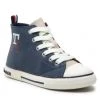 Enfant Baskets TOMMY HILFIGER - High Top Lace-Up Sneaker T3X9-32451-1441 M Blue/Bordeaux X663 Bordeaux, Bleu Marine