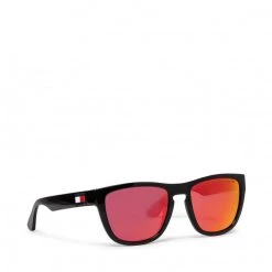 Accessoires Lunettes De Soleil Tommy Hilfiger - 1557/S Black 807 Noir, Rouge