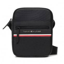Accessoires Sacoche Tommy Hilfiger - Th Stripe Mini Reporter AM0AM10297 BDS Noir