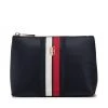 Accessoires Trousse De Toilette Tommy Hilfiger - Poppy Washbag Corp AW0AW13636 DW6 Bleu Marine -Tommy Hilfiger Soldes 01 8720641959346 mg 1
