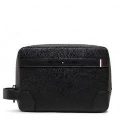Accessoires Trousse De Toilette Tommy Hilfiger - Th Central Washbag AM0AM10237 BDS Noir
