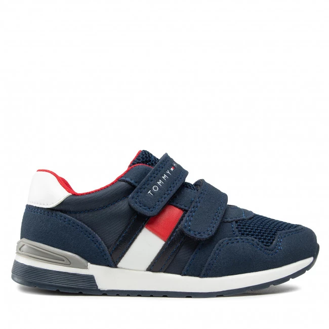 Enfant Sneakers Tommy Hilfiger - Low Cut Velcro Sneaker T1B4-30481-0732 S Blue 800 Bleu Marine 4 Enfant Sneakers Tommy Hilfiger - Low Cut Velcro Sneaker T1B4-30481-0732 S Blue 800 Bleu Marine – Image 2