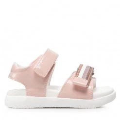 Enfant Sandales Tommy Hilfiger - Velcro Sandal T1A2-32169-0710 M Pink 302 Rose -Tommy Hilfiger Soldes 02 0000209680300 mk