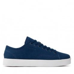 Homme Sneakers TOMMY HILFIGER - Modern Lightweight Linen Snk FM0FM04077 Twilight Indigo C5F Bleu Marine -Tommy Hilfiger Soldes 02 0000209900897 ki