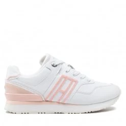 Femme Sneakers TOMMY HILFIGER - Casual City Sneaker FW0FW06458 Dusty Rose TL9 Blanc -Tommy Hilfiger Soldes 02 0000209910971 is 2 1