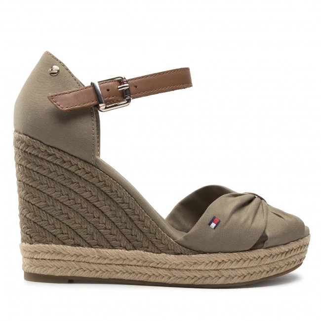 Femme Espadrilles TOMMY HILFIGER - Basic Open Toe High Wedge FW0FW04784 Woodridge GXR Vert 4 Femme Espadrilles TOMMY HILFIGER - Basic Open Toe High Wedge FW0FW04784 Woodridge GXR Vert – Image 2