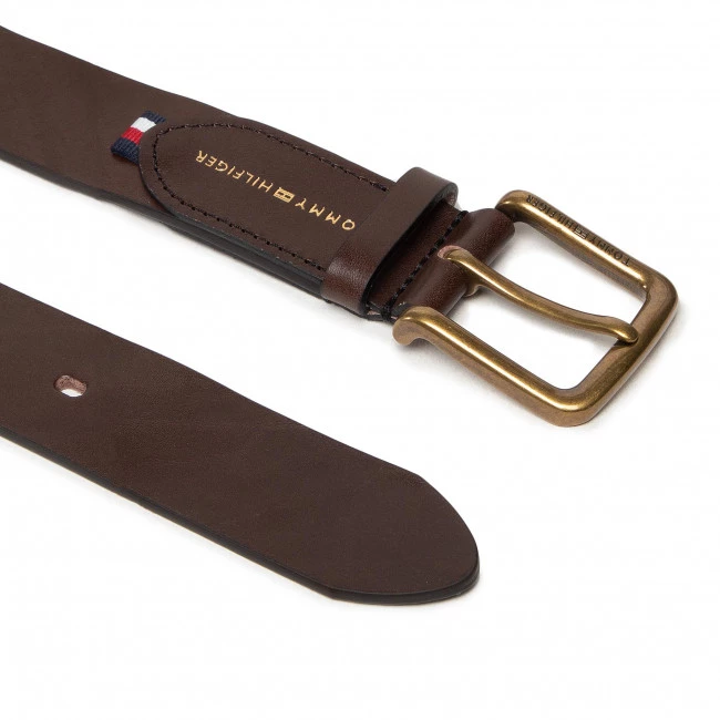 Accessoires Ceinture Homme Tommy Hilfiger - Casual Lux Belt 3.5 AM0AM09413 0HF Marron 4 Accessoires Ceinture Homme Tommy Hilfiger - Casual Lux Belt 3.5 AM0AM09413 0HF Marron – Image 2