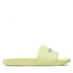 Homme Mules / Sandales De Bain TOMMY HILFIGER - Colorful Hilfiger Pool Slide FM0FM04060 Frosted Citrus LTS Vert -Tommy Hilfiger Soldes 02 0000300529362 bs