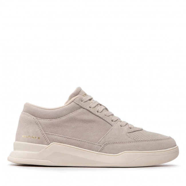 Homme Sneakers TOMMY HILFIGER - Elevated Mid Cup Suede FM0FM04134 Classic Beige ACI Beige 4 Homme Sneakers TOMMY HILFIGER - Elevated Mid Cup Suede FM0FM04134 Classic Beige ACI Beige – Image 2