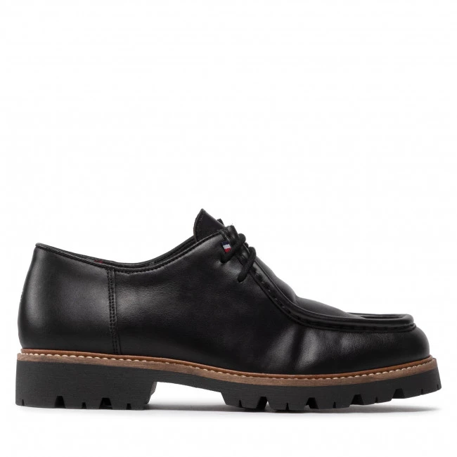 Homme Chaussures Basses Tommy Hilfiger - Fashion Lth Mocassin Lace Shoe FM0FM04148 Black BDS Noir 4 Homme Chaussures Basses Tommy Hilfiger - Fashion Lth Mocassin Lace Shoe FM0FM04148 Black BDS Noir – Image 2