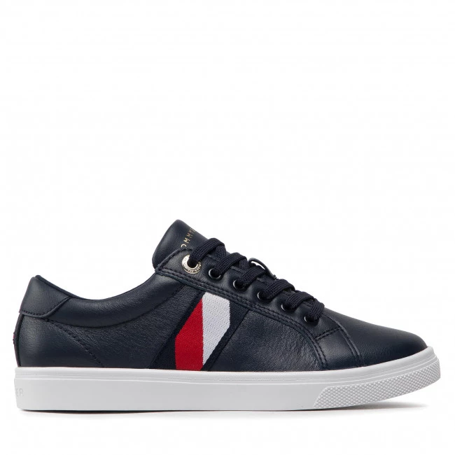 Femme Sneakers TOMMY HILFIGER - Corporate Tommy Cupsole FW0FW06605 Desert Sky DW5 Bleu Marine 4 Femme Sneakers TOMMY HILFIGER - Corporate Tommy Cupsole FW0FW06605 Desert Sky DW5 Bleu Marine – Image 2