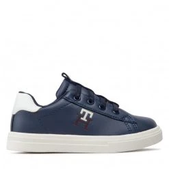Enfant Sneakers TOMMY HILFIGER - Low Cut Lace-Up Sneaker T1B9-32457-1355 S Blue/White X007 Bleu Marine 8 Enfant Sneakers TOMMY HILFIGER - Low Cut Lace-Up Sneaker T1B9-32457-1355 S Blue/White X007 Bleu Marine -Tommy Hilfiger Soldes 02 0000300783450 ki