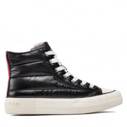 Enfant Sneakers Tommy Hilfiger - High Top Lace-Up Sneaker T3A9-32290-1437 S Black 999 Noir -Tommy Hilfiger Soldes 02 0000300783771 is