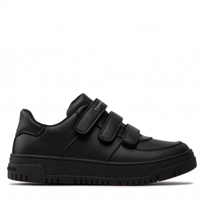 Enfant Sneakers Tommy Hilfiger - Low Cut Velcro Sneaker T3B9-32481-1355 S Black 999 Noir 4 Enfant Sneakers Tommy Hilfiger - Low Cut Velcro Sneaker T3B9-32481-1355 S Black 999 Noir – Image 2