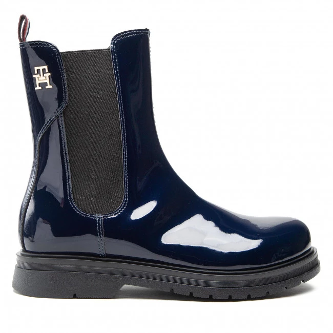 Enfant Bottes Tommy Hilfiger - Chelsea Boot T4A5-32408-0775 S Blue 800 Bleu Marine 4 Enfant Bottes Tommy Hilfiger - Chelsea Boot T4A5-32408-0775 S Blue 800 Bleu Marine – Image 2