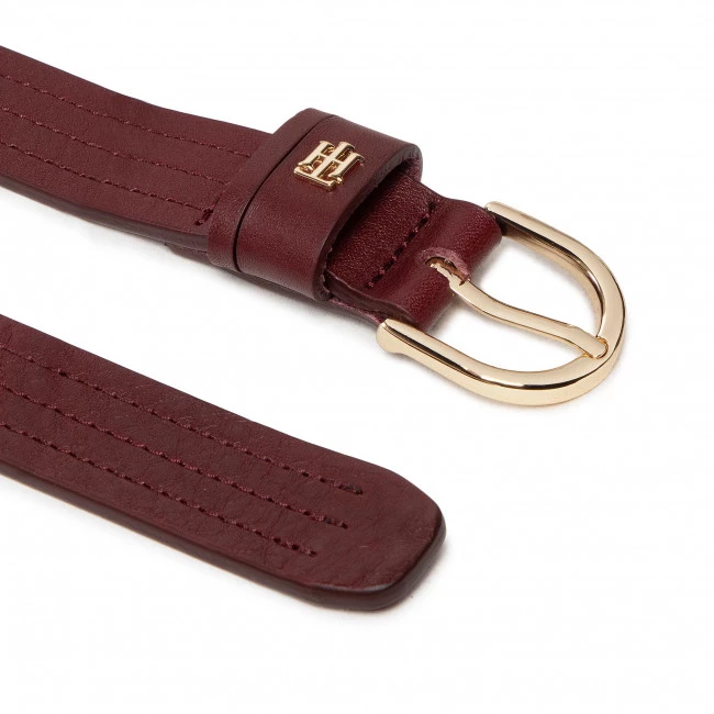 Accessoires Ceinture Femme TOMMY HILFIGER - Th Timeless 2.5 Quilted AW0AW13974 XJS Bordeaux 4 Accessoires Ceinture Femme TOMMY HILFIGER - Th Timeless 2.5 Quilted AW0AW13974 XJS Bordeaux – Image 2