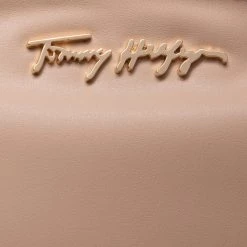 Sacs Sac à Main Tommy Hilfiger - Veg Luxe Fold Clutch AW0AW11360 ABR Rose -Tommy Hilfiger Soldes 02 8720116544497 is