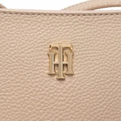 Sacs Sac à Main TOMMY HILFIGER - Th Element Crossover AW0AW12003 AEG Beige -Tommy Hilfiger Soldes 02 8720117864440 mf