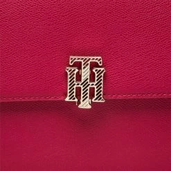 Sacs Sac à Main Tommy Hilfiger - Th Outline Satchel AW0AW12002 XJV Rose -Tommy Hilfiger Soldes 02 8720117866161 ki