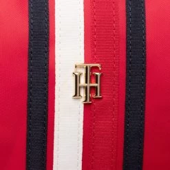 Sacs Sac à Main Tommy Hilfiger - Poppy Tote Corp AW0AW13176 XLG Rouge -Tommy Hilfiger Soldes 02 8720641960397 ks