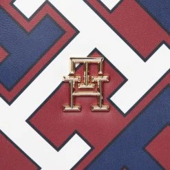 Sacs Sac à Main TOMMY HILFIGER - Iconic Tommy Satchel Monogram AW0AW12824 XJS Multicolore -Tommy Hilfiger Soldes 02 8720641961110 ks