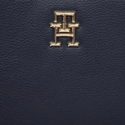 Sacs Sac à Main TOMMY HILFIGER - Tommy Life Satchel AW0AW13409 DW6 Bleu Marine -Tommy Hilfiger Soldes 02 8720641961974 kt