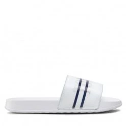 Enfant Mules / Sandales De Bain Tommy Hilfiger - Holographic Pool Slide T3B0-32276-1172 S White 100 Blanc -Tommy Hilfiger Soldes 02 0000209682144 plj