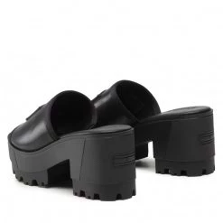 Femme Mules / Sandales De Bain TOMMY HILFIGER - Slip On Mule EN0EN01808 Black BDS Noir -Tommy Hilfiger Soldes 02 0000209892543 kt