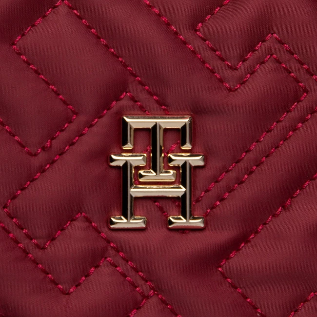 Sacs Sac à Main TOMMY HILFIGER - My Tommy Idol Tote Mono AW0AW13144 XJS Bordeaux 4 Sacs Sac à Main TOMMY HILFIGER - My Tommy Idol Tote Mono AW0AW13144 XJS Bordeaux – Image 2