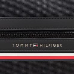 Accessoires Sac Ordinateur TOMMY HILFIGER - Th Stripe Computer Bag AM0AM10301 BDS Noir -Tommy Hilfiger Soldes 02 8720641959025 mg