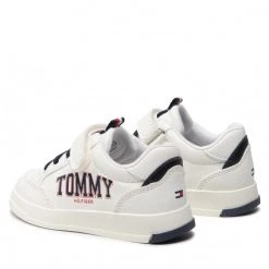 Enfant Sneakers Tommy Hilfiger - Low Cut Lace-Up T1B4-32218-1384 M White/Blue X336 Blanc -Tommy Hilfiger Soldes 03 0000209680997 fp