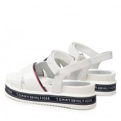Enfant Sandales Tommy Hilfiger - Platform Velcro Sandal T3A2-32178-0774 M White 100 Blanc -Tommy Hilfiger Soldes 03 0000209681451 mk
