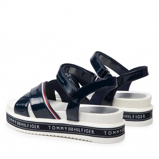 Enfant Sandales TOMMY HILFIGER - Platform Velcro Sandal T3A2-32178-0774 M Blue 800 Bleu Marine 5 Enfant Sandales TOMMY HILFIGER - Platform Velcro Sandal T3A2-32178-0774 M Blue 800 Bleu Marine – Image 3