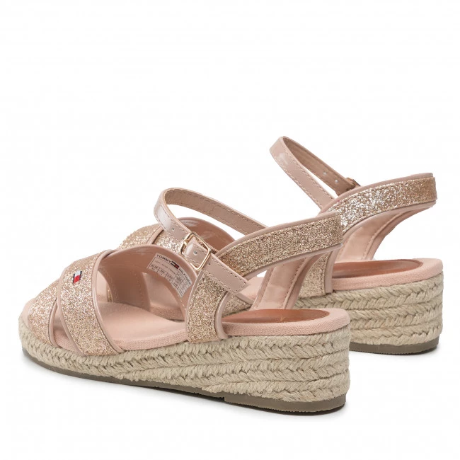 Enfant Espadrilles Tommy Hilfiger - Rope Wedge Sandal T3A7-32186-1380 M Powder Pink 363 Rose 5 Enfant Espadrilles Tommy Hilfiger - Rope Wedge Sandal T3A7-32186-1380 M Powder Pink 363 Rose – Image 3
