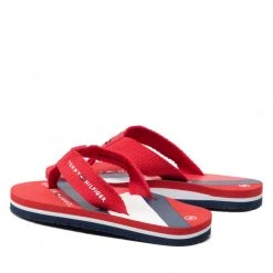 Enfant Tongs Tommy Hilfiger - Flag Print Flip Flop T3B8-32267-0058 M Red 300 Rouge -Tommy Hilfiger Soldes 03 0000209682434 pl
