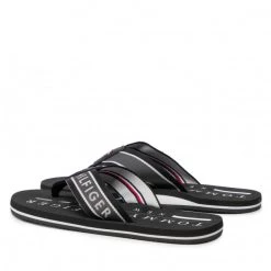 Homme Tongs Tommy Hilfiger - Martime Beach Sandal FM0FM03978 Black BDS Noir 10 Homme Tongs Tommy Hilfiger - Martime Beach Sandal FM0FM03978 Black BDS Noir -Tommy Hilfiger Soldes 03 0000209905267 st