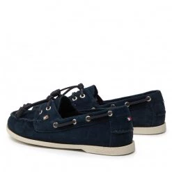 Femme Mocassins TOMMY HILFIGER - Tommy Feminine Boat Shoe FW0FW06347 Desert Sky DW5 Bleu Marine -Tommy Hilfiger Soldes 03 0000209907131 mk