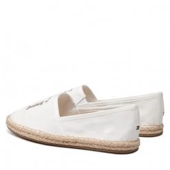 Femme Espadrilles TOMMY HILFIGER - Th Logo Espadrille FW0FW06158 Ecru YBL Blanc -Tommy Hilfiger Soldes 03 0000209910490 ph