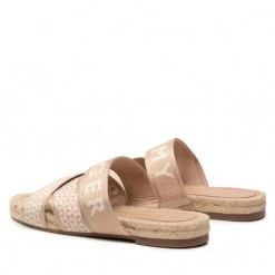 Femme Espadrilles TOMMY HILFIGER - Webbing Flat Espadrille FW0FW06307 Sandrit ABR Beige -Tommy Hilfiger Soldes 03 0000209911992 st