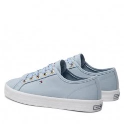 Femme Tennis TOMMY HILFIGER - Essential Sneaker FW0FW06664 Breezy Blue C10 Bleu -Tommy Hilfiger Soldes 03 0000209912029 ph