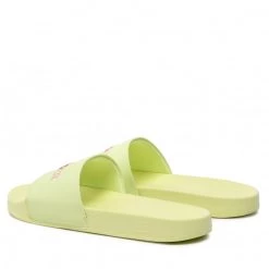 Homme Mules / Sandales De Bain TOMMY HILFIGER - Colorful Hilfiger Pool Slide FM0FM04060 Frosted Citrus LTS Vert -Tommy Hilfiger Soldes 03 0000300529362 bs