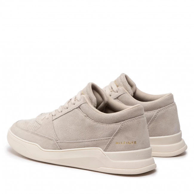 Homme Sneakers TOMMY HILFIGER - Elevated Mid Cup Suede FM0FM04134 Classic Beige ACI Beige 5 Homme Sneakers TOMMY HILFIGER - Elevated Mid Cup Suede FM0FM04134 Classic Beige ACI Beige – Image 3