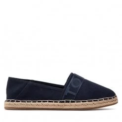 Femme Espadrilles TOMMY HILFIGER - Webbing Espadrille FW0FW06434 Desert Sky DW5 Bleu Marine -Tommy Hilfiger Soldes 03 0000300530740 ph