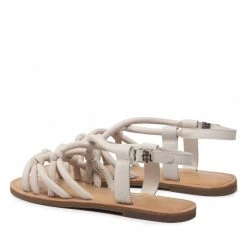 Femme Sandales TOMMY HILFIGER - Flap Strappy Sandal FW0FW06668 Feather White AF4 Blanc 10 Femme Sandales TOMMY HILFIGER - Flap Strappy Sandal FW0FW06668 Feather White AF4 Blanc -Tommy Hilfiger Soldes 03 0000300531792 pa