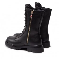 Enfant Bottes De Randonnée Tommy Hilfiger - Lace Up T3A5-32381-1355 Black 999 Noir -Tommy Hilfiger Soldes 03 0000300783597 swa